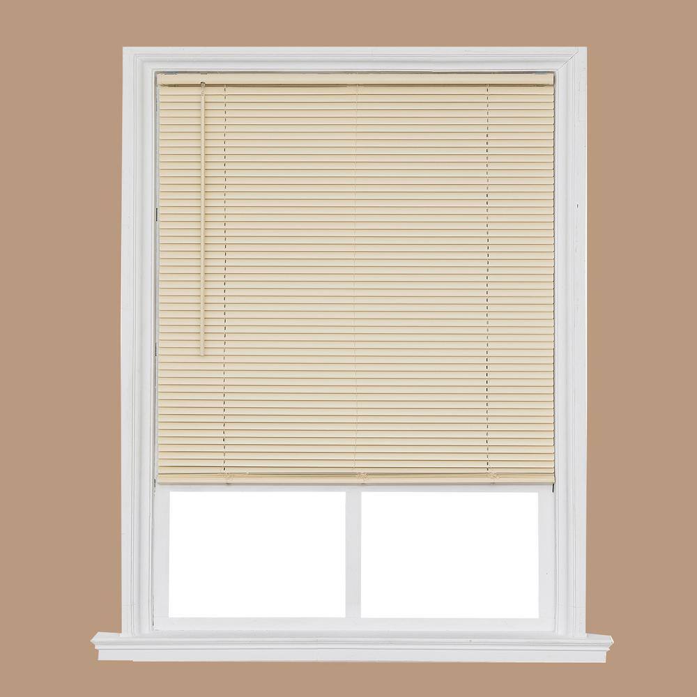 Ivory Cordless Duplex Room Darkening White to the Street Vinyl Blind with 1 in. Slat - 53 in. W x 64 in. L price history on PriceWatchPro