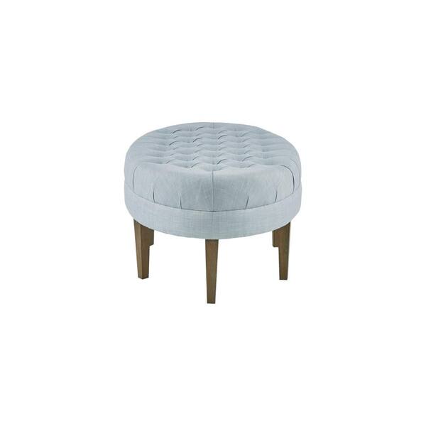 Dusty blue ottoman discount