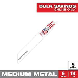 Milwaukee 9 in. 18 TPI Medium Metal Cutting SAWZALL Reciprocating