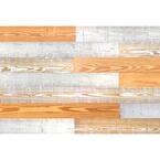 Thermo-treated 1/4 in. x 5 in. x 4 ft. Gray Barn Wood Wall Planks (10 sq. ft. per 6 Pack)