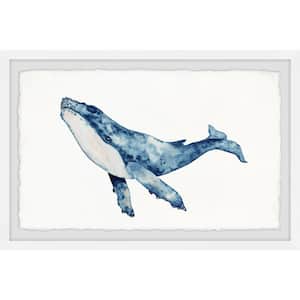 "Whale Hello There" by Marmont Hill Framed Animal Art Print 16 in. x 24 in.