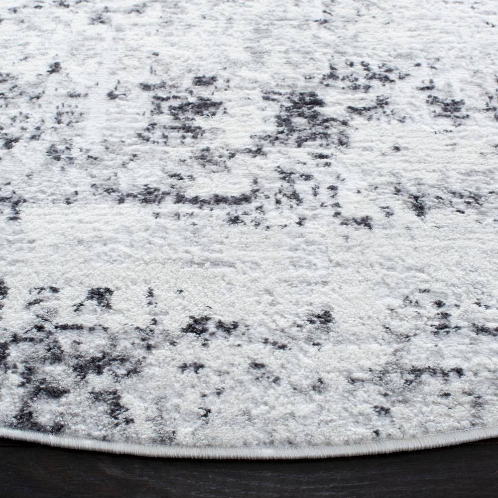 Amelia 8 ft. x 10 ft. Ivory/Blue Abstract Distressed Area Rug - thumbnail 6