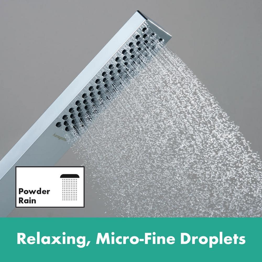 hansgrohe Pulsify E Baton Handshower 100 1-Jet, 2.5 GPM
