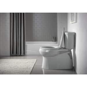Cimarron 12 in. Rough In 2-Piece 1.28 GPF Single Flush Elongated Toilet in Biscuit Seat Not Included