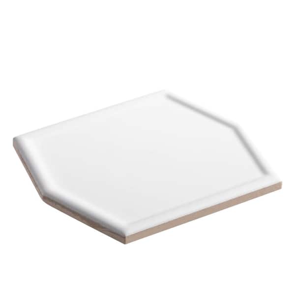 Chantelle Shinar 5 in. x 6 in. Glossy Hexagon Ceramic Wall Tile (4.46 sq. ft./case)