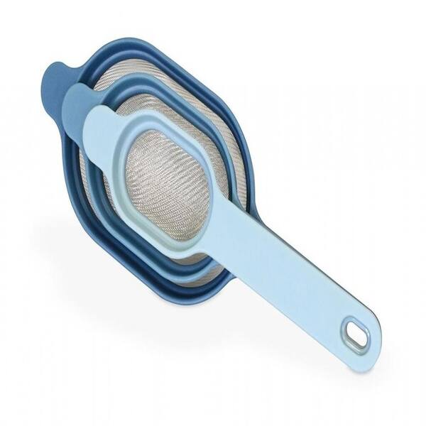 Unbranded Sieve Set in Blue (Set of 3)