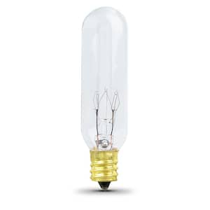15-Watt Soft White (2700K) T6 Dimmable 145V Candelabra E12 Base Incandescent Light Bulb (144-Pack)