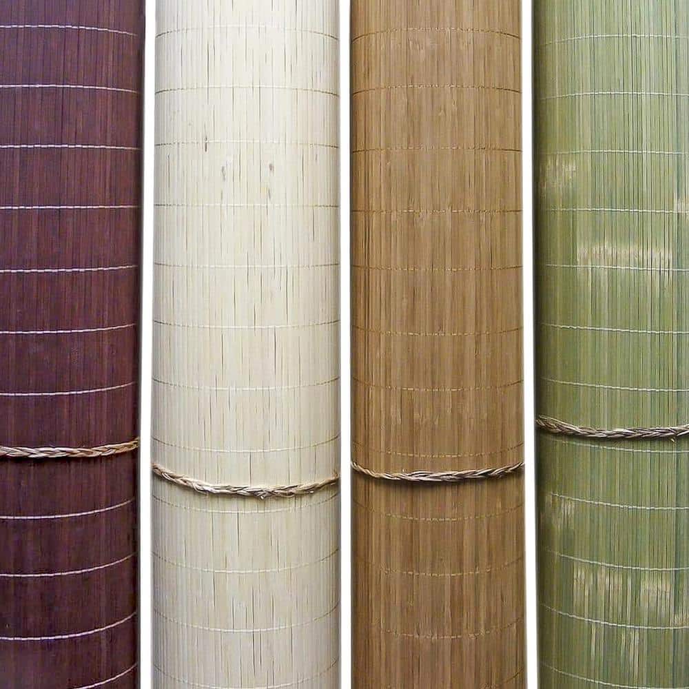 Eco-Friendly Green Tatami Bamboo Wall Paneling Roll