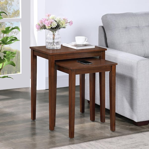 Convenience Concepts American Heritage Nesting Espresso End Tables (2-Piece)