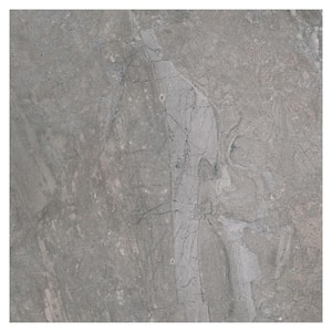 Sereno Pearl Gray 35.43 in. x 35.43 in. Matte Porcelain Floor and Wall Tile (17.43 Sq. Ft./Case)