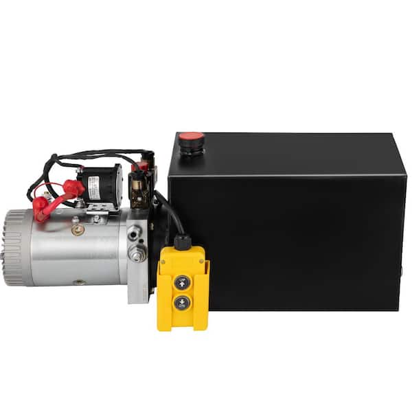 20 Quart Hydraulic Power Unit Double Acting Hydraulic Dump Trailer Pump (12 V DC Double Action Powering Unit)
