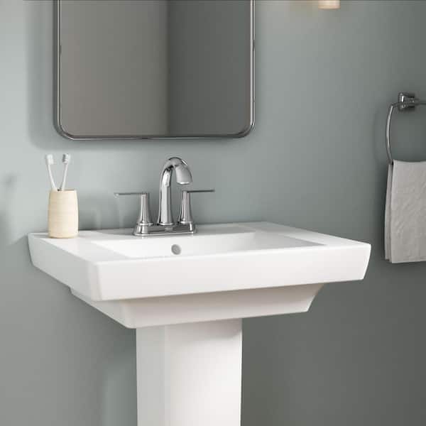 Corsham 4 in. Centerset 2-Handle Bathroom Faucet in Polished Chrome