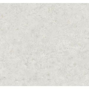 Polished Stone and Metallic Champagne Hana Unpasted Vinyl Wallpaper Roll (60.75 sq. ft.)