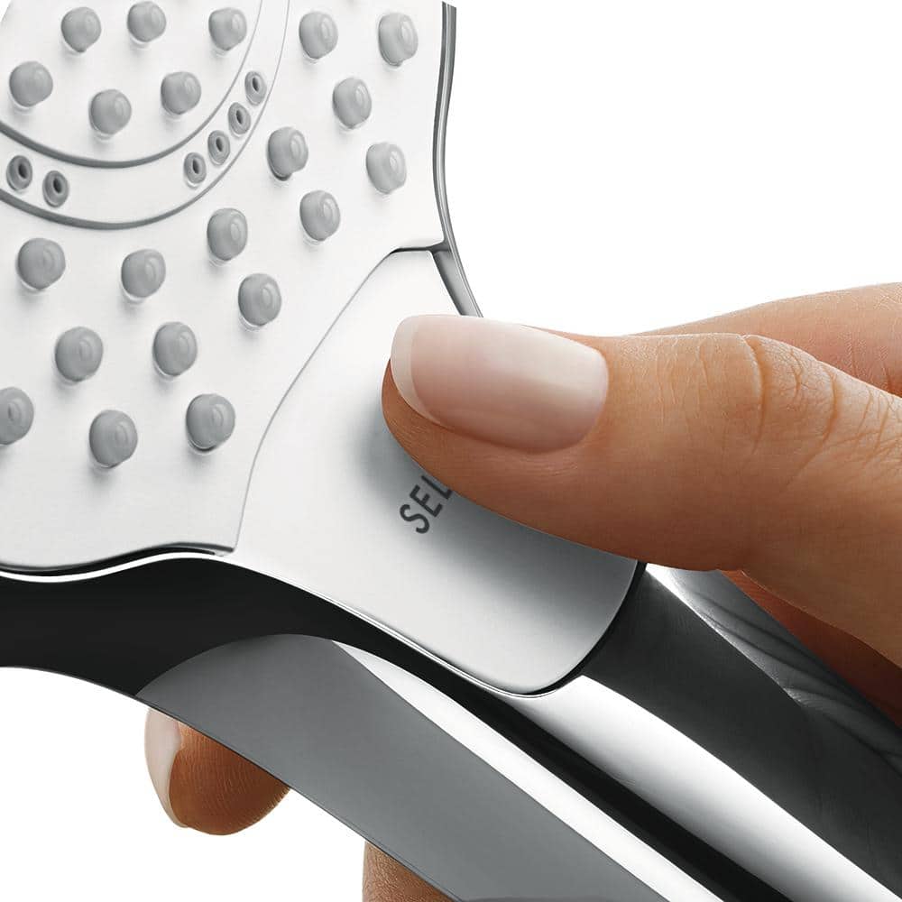 Brushed Nickel Multi-Function Handheld Shower Head