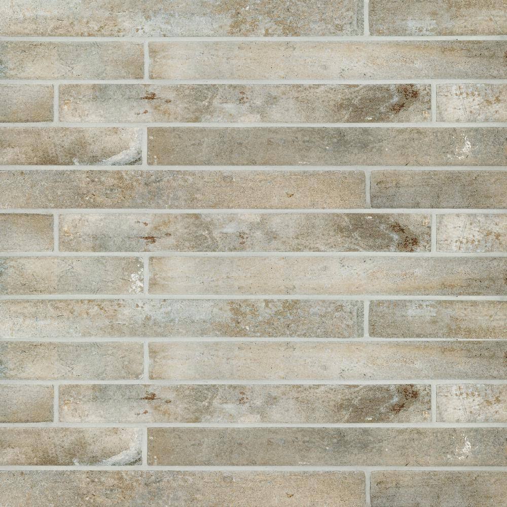 Tuscany Walnut 18 x 18 Natural Stone Brick Look Wall & Floor Tile