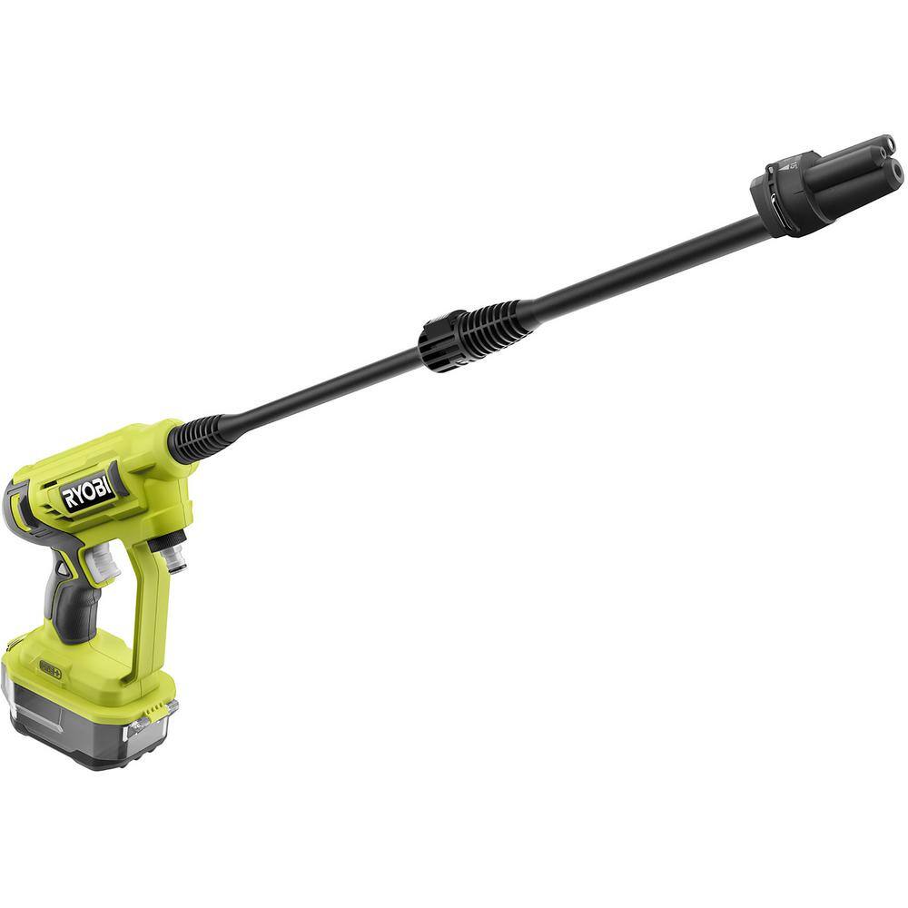 RYOBI ONE+ 18V EZClean 320 PSI 0.8 GPM Cordless Cold Water Power Cleaner (Tool Only) with Foam