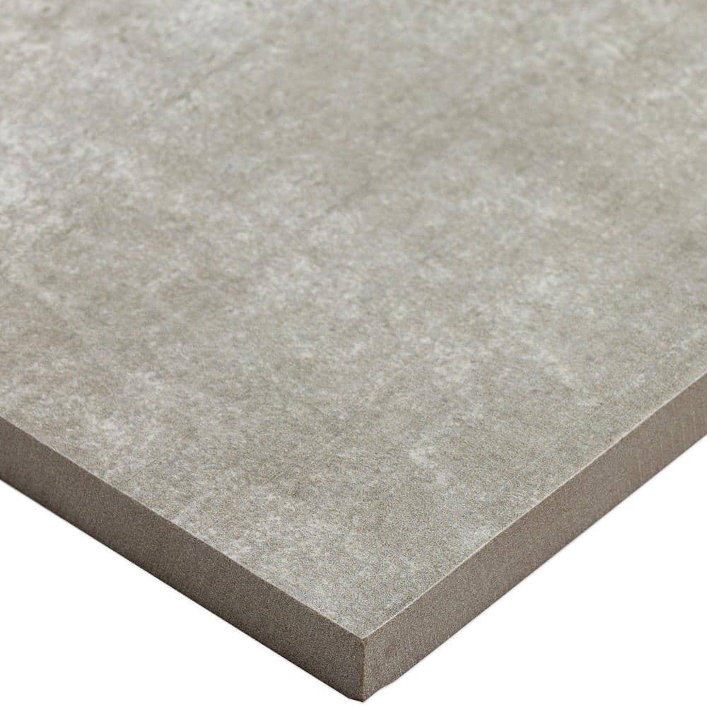 Essential Silver Matte Porcelain Wall & Floor Tile 12" x 24"