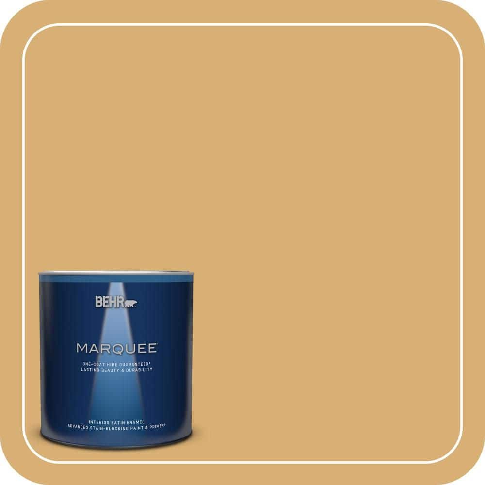 1 qt. Home Decorators Collection #HDC-AC-08 Mustard Field Satin Enamel Interior Paint & Primer price history on PriceWatchPro