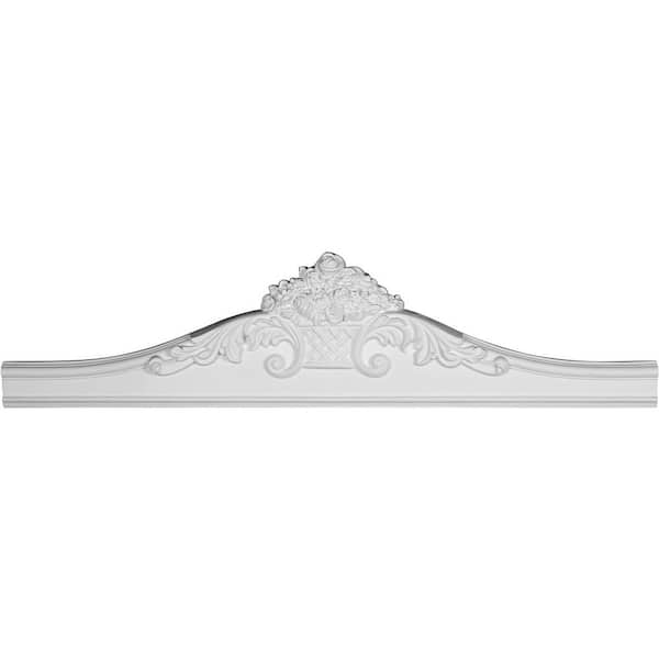 Ekena Millwork 2-3/8 in. x 49-7/8 in. x 11-3/4 in. Polyurethane Lunel Fascia Casing