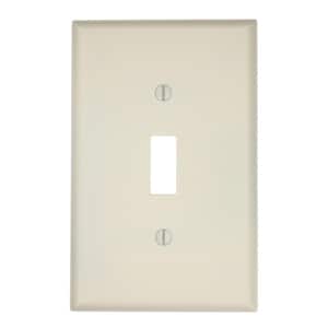 Almond 1-Gang Toggle Wall Plate (1-Pack)