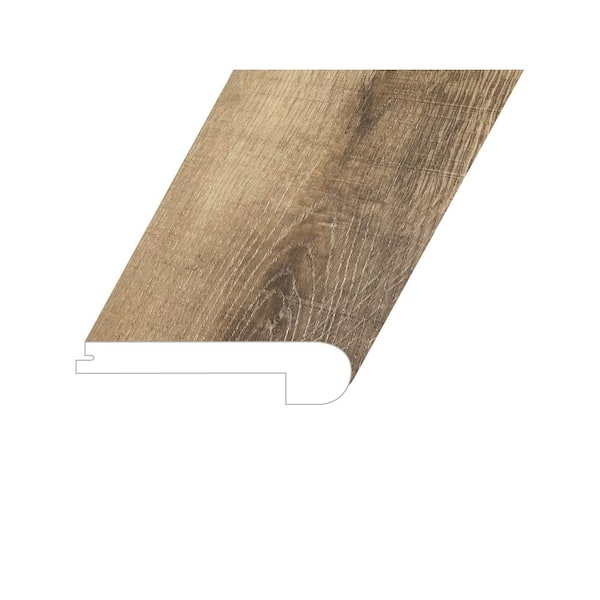 Bellator Kala Oak 1 in. Thick x 4.5 in. W x 94.5 in. L SPC Vinyl Flush Stair Nose Molding