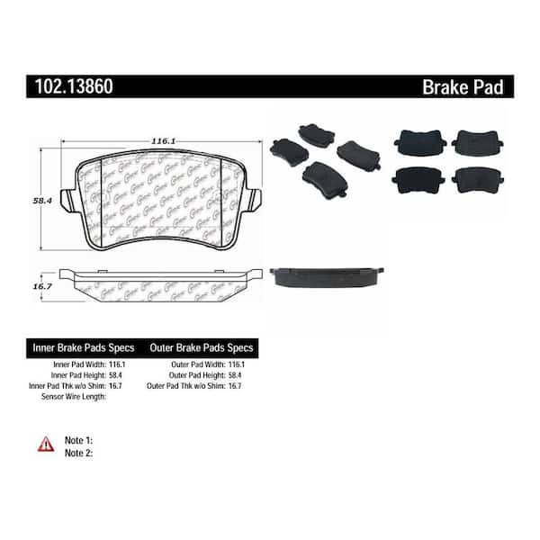 Centric Parts Disc Brake Pad Set