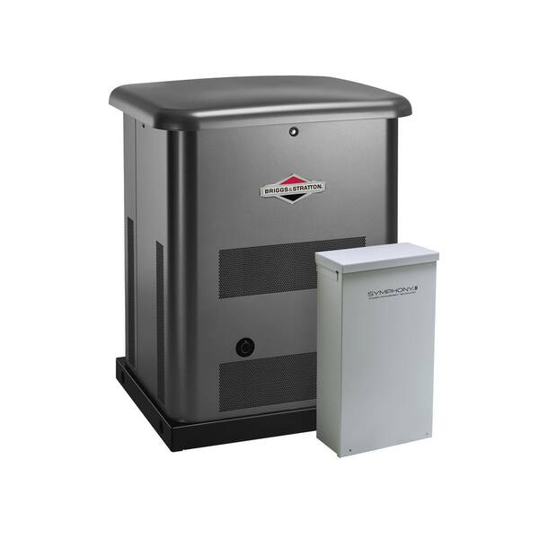 Briggs & Stratton 12,000-Watt Automatic Air Cooled Standby Generator with 150 Amp Transfer Switch