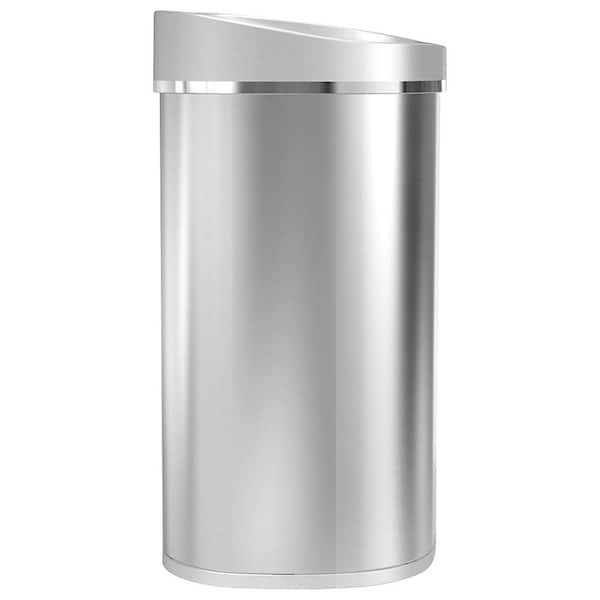Nine Stars Motion Sensor Touchless 21.1 Gal Trash Can Stainless Steel