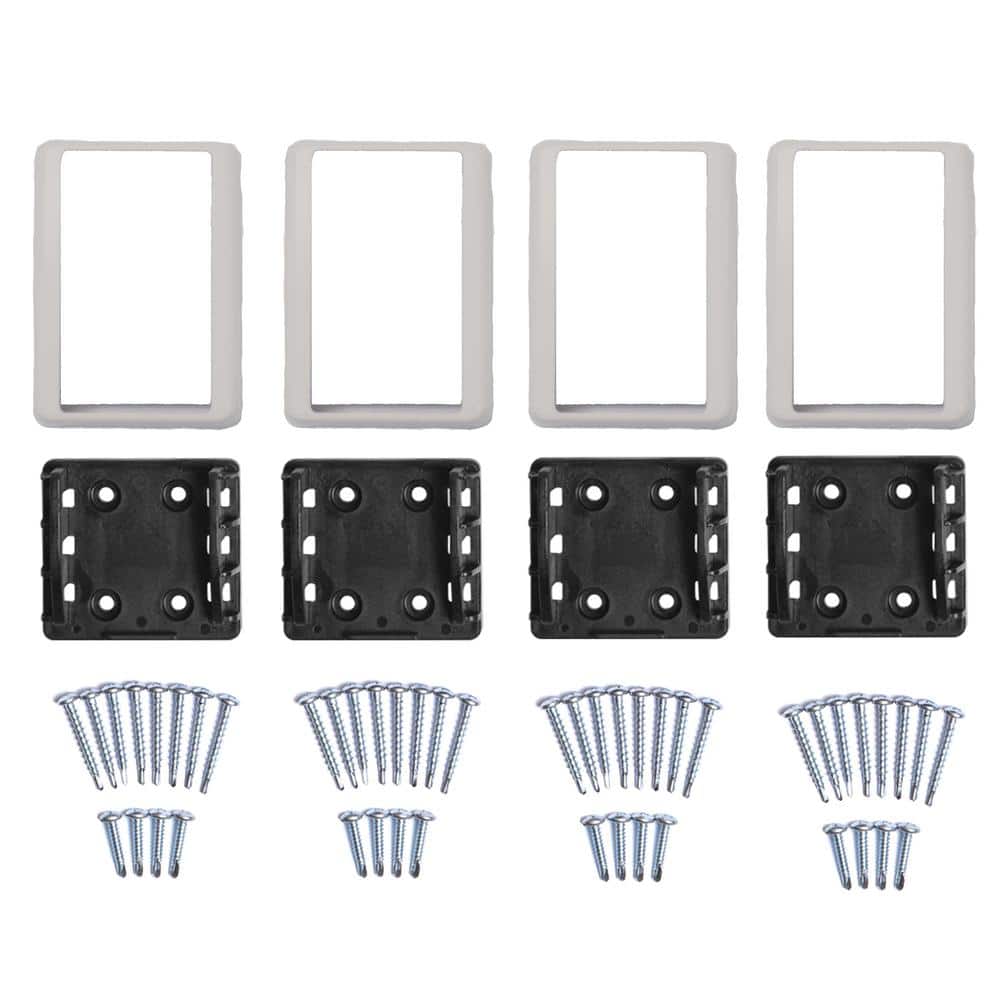 Walton Khaki Straight Railing Bracket Kit (4-Piece) price history on PriceWatchPro