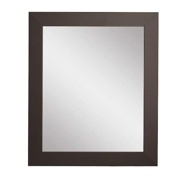 BrandtWorks Large Rectangle Black Modern Mirror (55 in. H x 32 in. W)