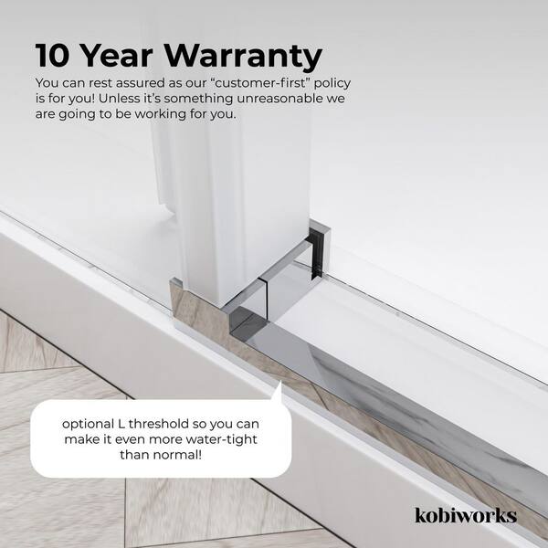 Kobiworks Serenity 72 in. W x 39 in. D x 76 in. H Sliding