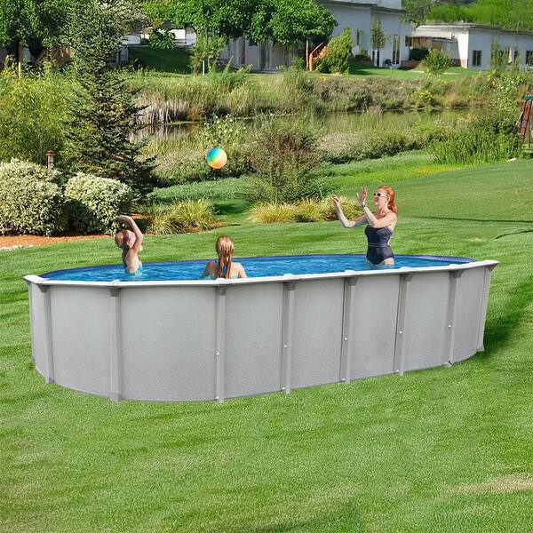 AQUARIAN Huntington 15 ft. x 26 ft. Oval 54 in. Deep Above Ground