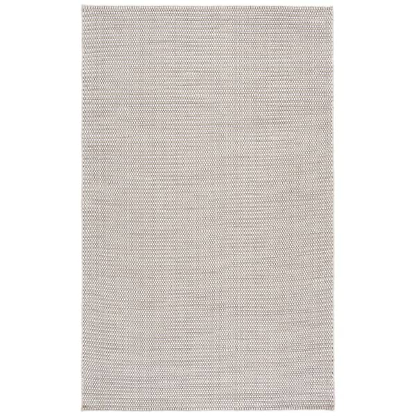 Natura 5 ft. x 8 ft. Beige/Ivory Solid Weave Area Rug