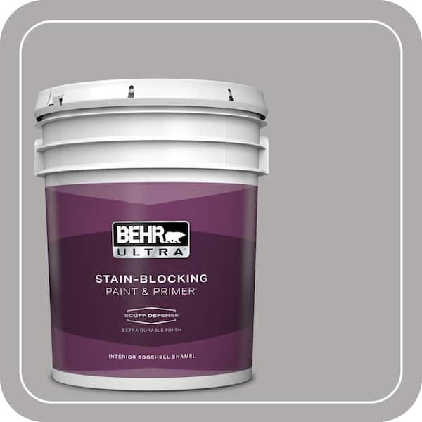 BEHR ULTRA 5 gal. Home Decorators Collection #HDC-NT-27A Soft Pebble Extra Durable Eggshell Enamel Interior Paint & Primer