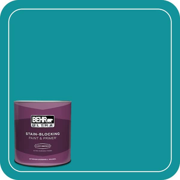 BEHR ULTRA 1 qt. #500B-6 Peacock Feather Extra Durable Eggshell Enamel Interior Paint & Primer
