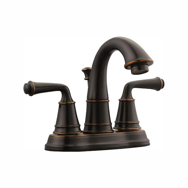 Design House Eden 4 in. Centerset 2-Handle Bathroom Faucet in Oil Rubbed Bronze