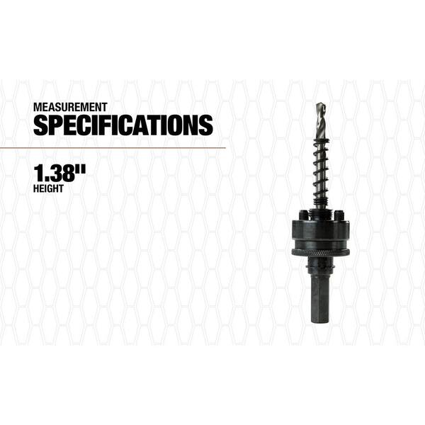 ABS1/2 Hole Saw Arbor Drill Bit 