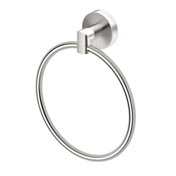 Gatco Glam, Towel Ring in Satin Nickel