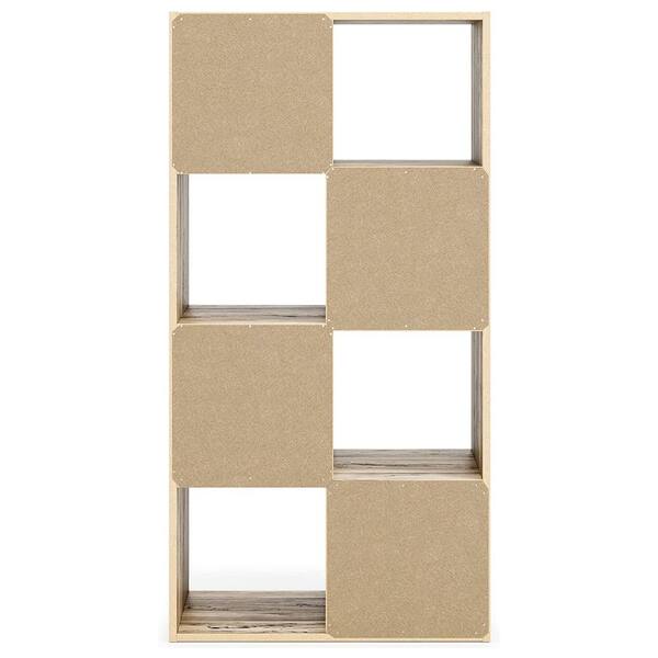 Tavenly Natural Wood Finish Paper Storage Organizer Cube - Perfect for