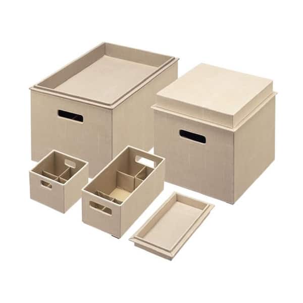 Rubbermaid Bento Loose Linen Storage Box Set (7-Piece)