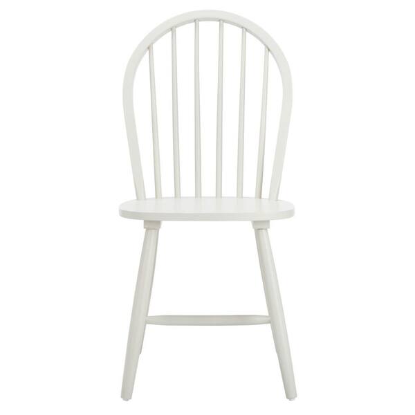 SAFAVIEH Camden Off-White Spindle Back Dining Chair (Set of