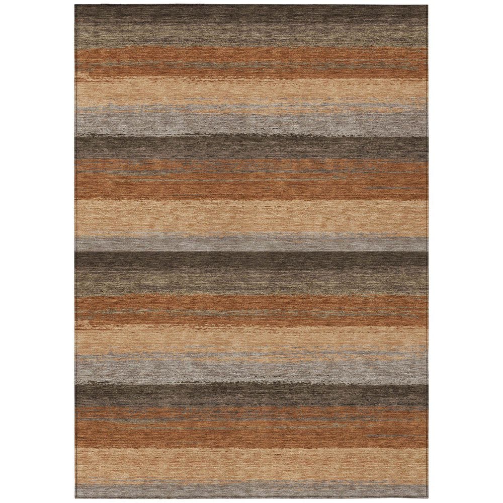 Chantille Machine Washable Indoor/Outdoor Abstract ACN2707 Paprika 3 ft. x 5 ft. Area Rug price history on PriceWatchPro