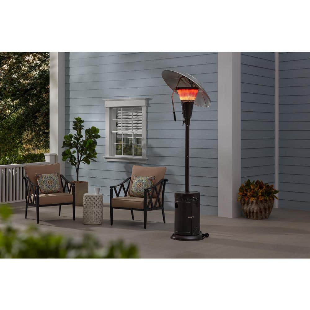 Hampton Bay 38'200 BTU Heat Focus Swivel Patio Heater HD22 The
