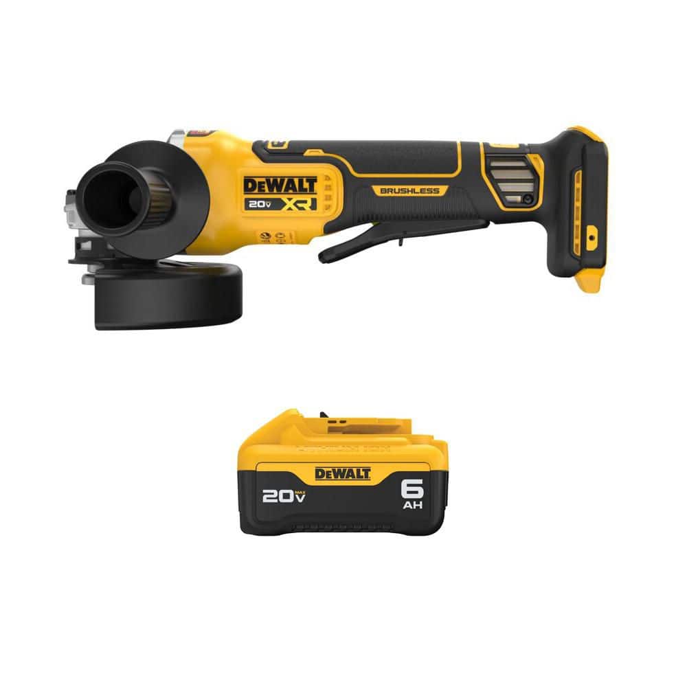 20V MAX XR Lithium-Ion Brushless Cordless 4-1/2 in.-5 in. Grinder with 20V MAX 6.0Ah Battery price history on PriceWatchPro