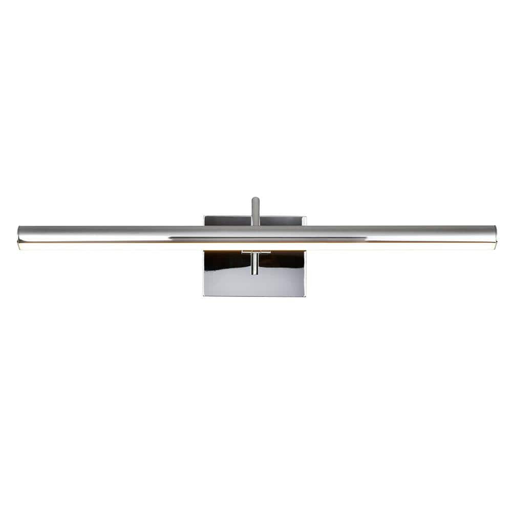 Procyon 24" Polished Chrome Slim LED Bathroom Wall Light