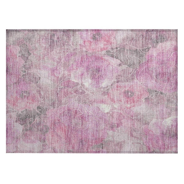 Chantille Machine Washable Indoor/Outdoor Abstract ACN1859 Pink 2 ft. x 3 ft. Accent Rug