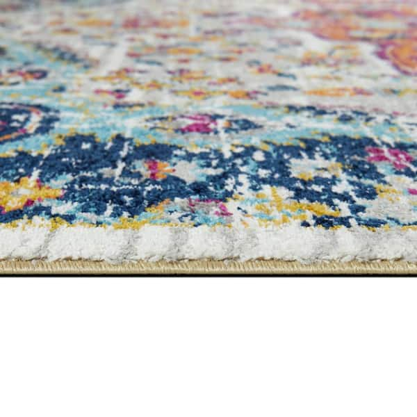 Home Decorators Collection Harmony Denim 2 ft. x 3 ft. Indoor Machine  Washable Scatter Rug 607211 - The Home Depot