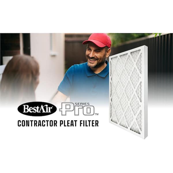 BestAir 16 in. x 20 in. x 2 in. Commercial Pleated Air Filter MERV