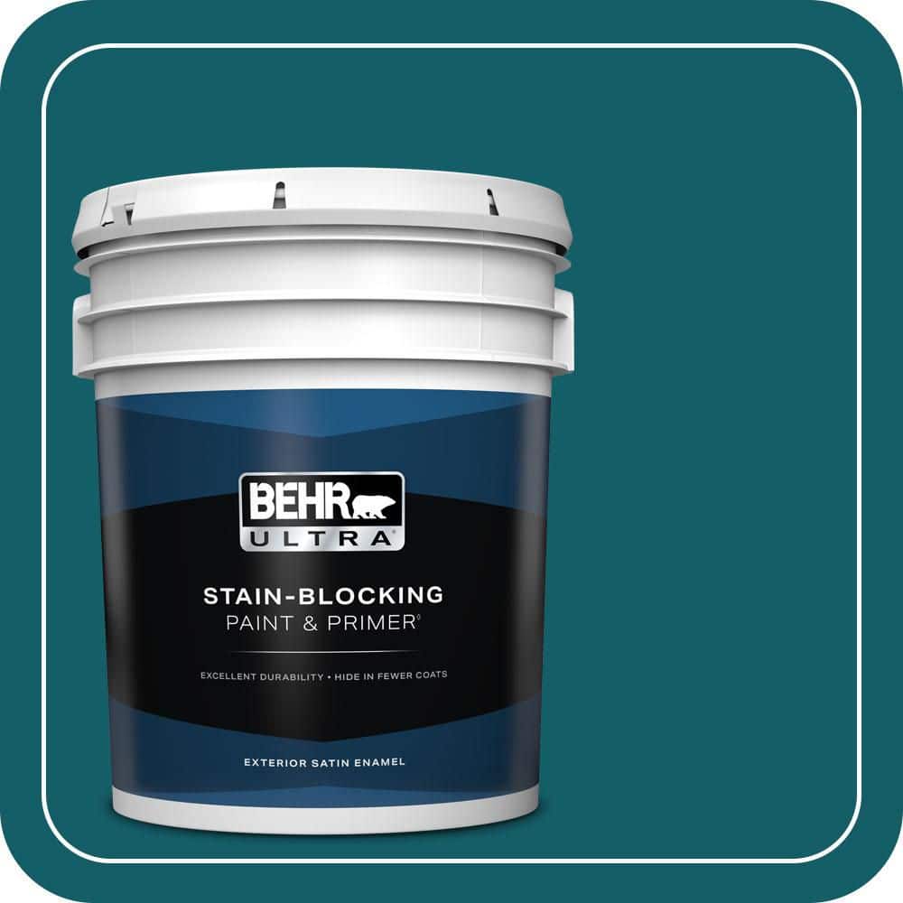 5 gal. #S-H-530 Tropical Skies Satin Enamel Exterior Paint & Primer price history on PriceWatchPro
