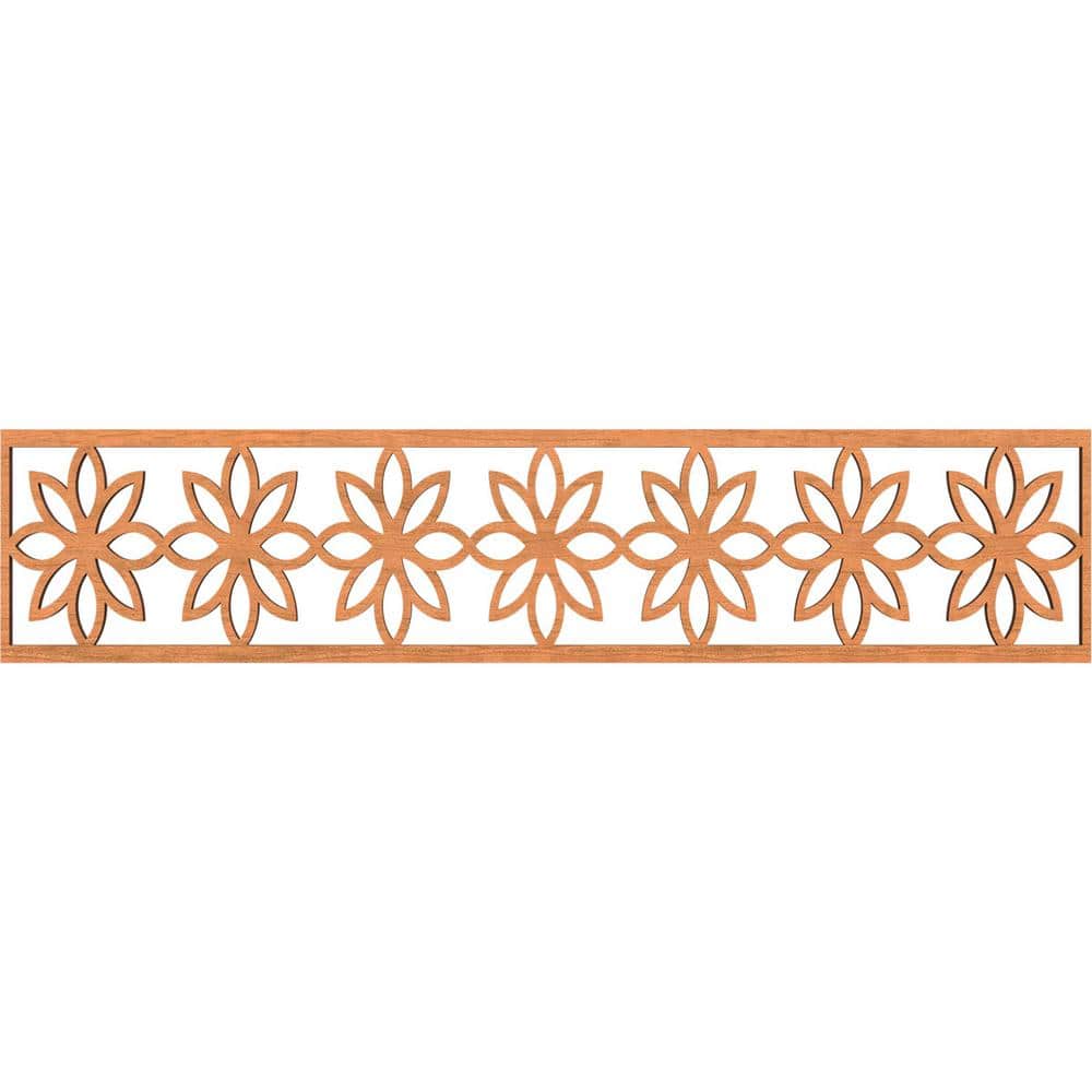 Daisy Fretwork 0.375 in. D x 46.75 in. W x 10 in. L Cherry Wood Panel Moulding price history on PriceWatchPro